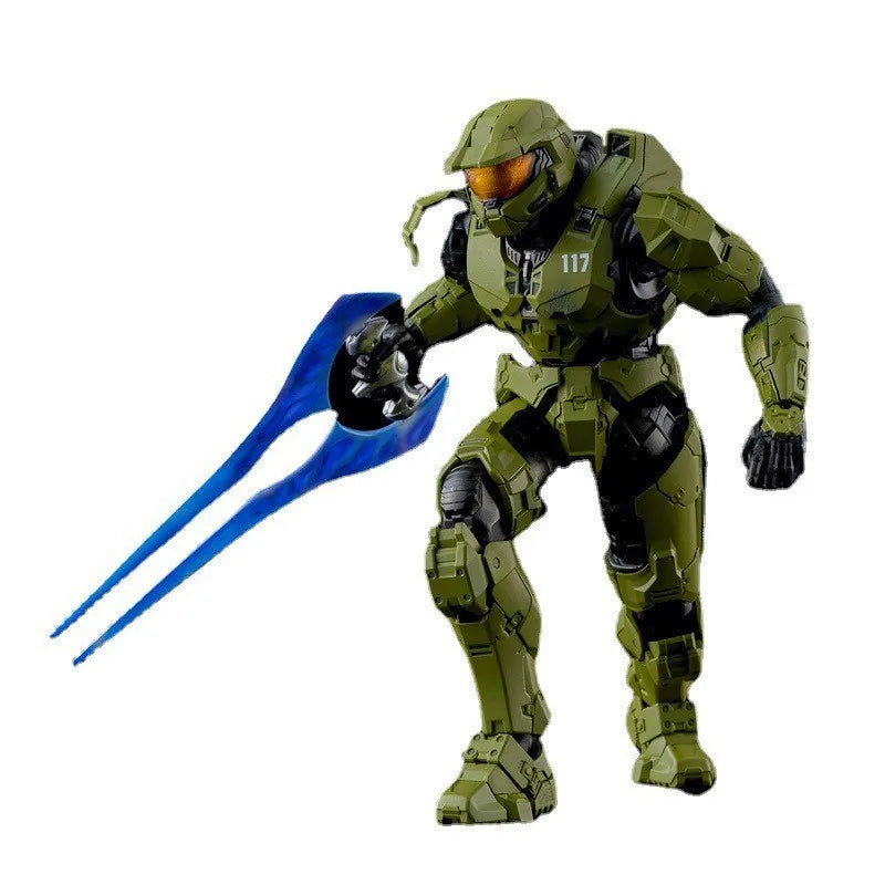 18CM RE:EDIT Reach 1/12 SCALE MASTER CHIEF MJOLNIR MARK V1 Articulated Action Figures Desktop ornament Decor Boy Trend Toys Gift