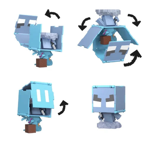 Original Minecraft Game Character Collection Movie Series Same Style Action Figure Model Interactive Toy Boy Birthday Gift