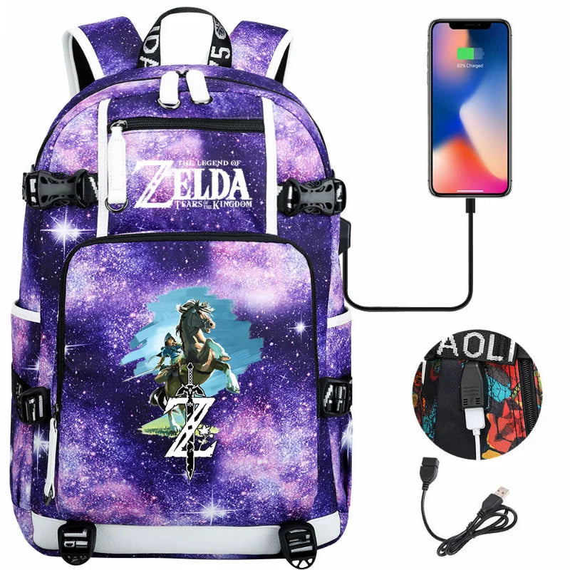 The Legend of Zeldaes Backpack Waterproof Teenagers SchoolBag Large Capacity Travel Bagpack Casual Bookbag Laptop Mochilas Gift