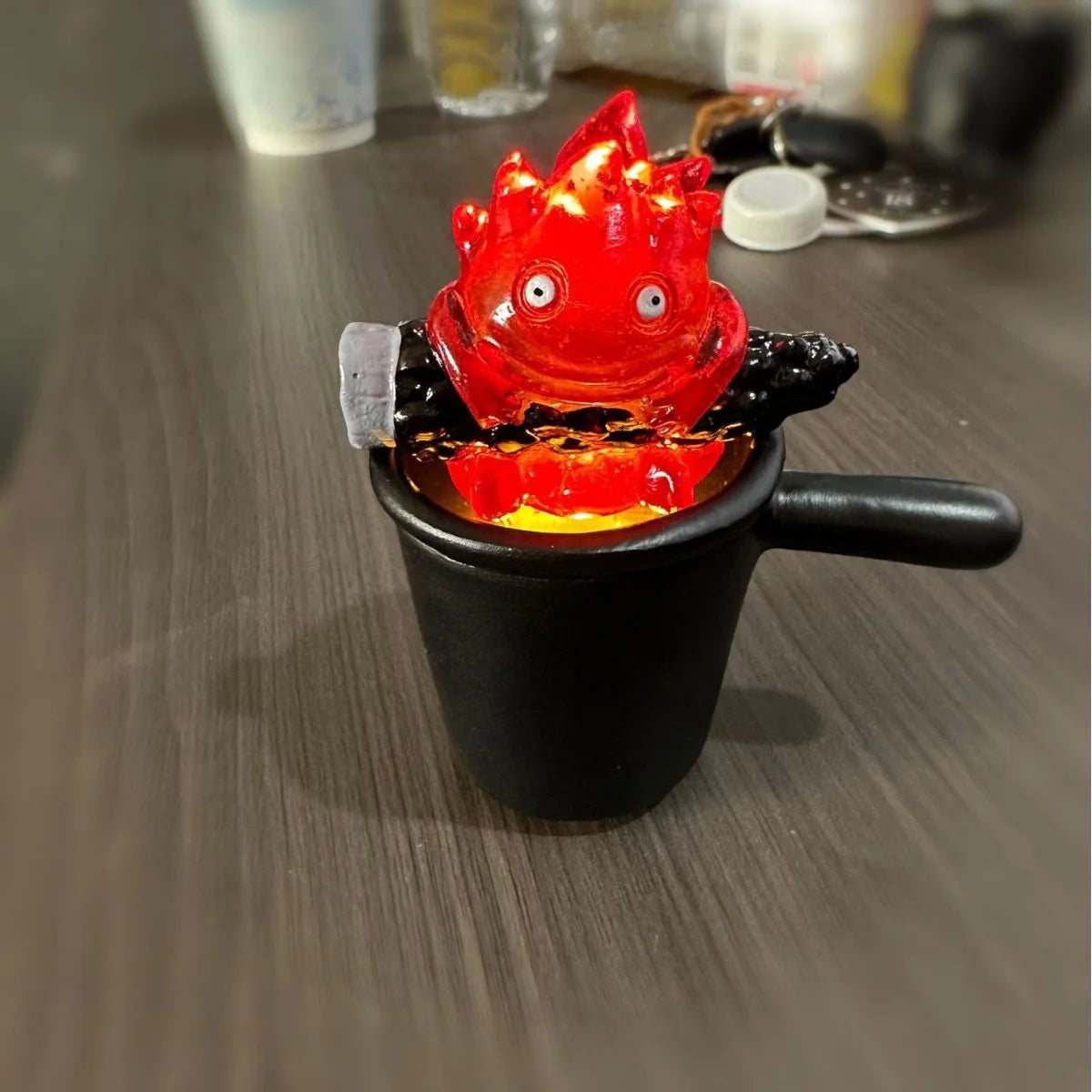 Flame Resin Figurine Dark Souls Bonfire Ornament Creative Desktop Decoration Anime Game Inspired Gift For Home Shelf Display