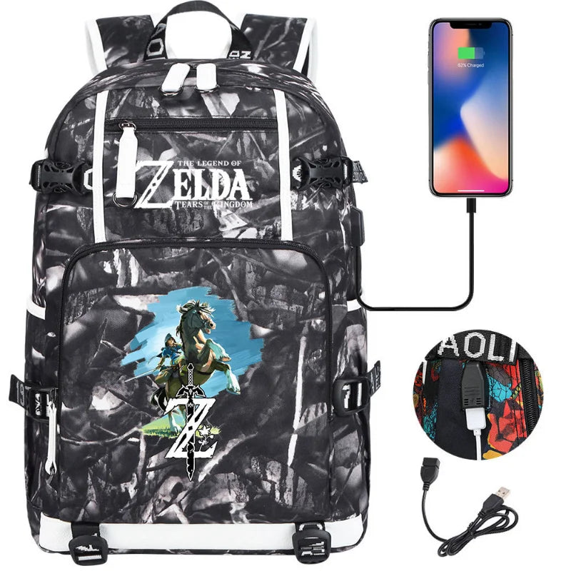 The Legend of Zeldaes Backpack Waterproof Teenagers SchoolBag Large Capacity Travel Bagpack Casual Bookbag Laptop Mochilas Gift