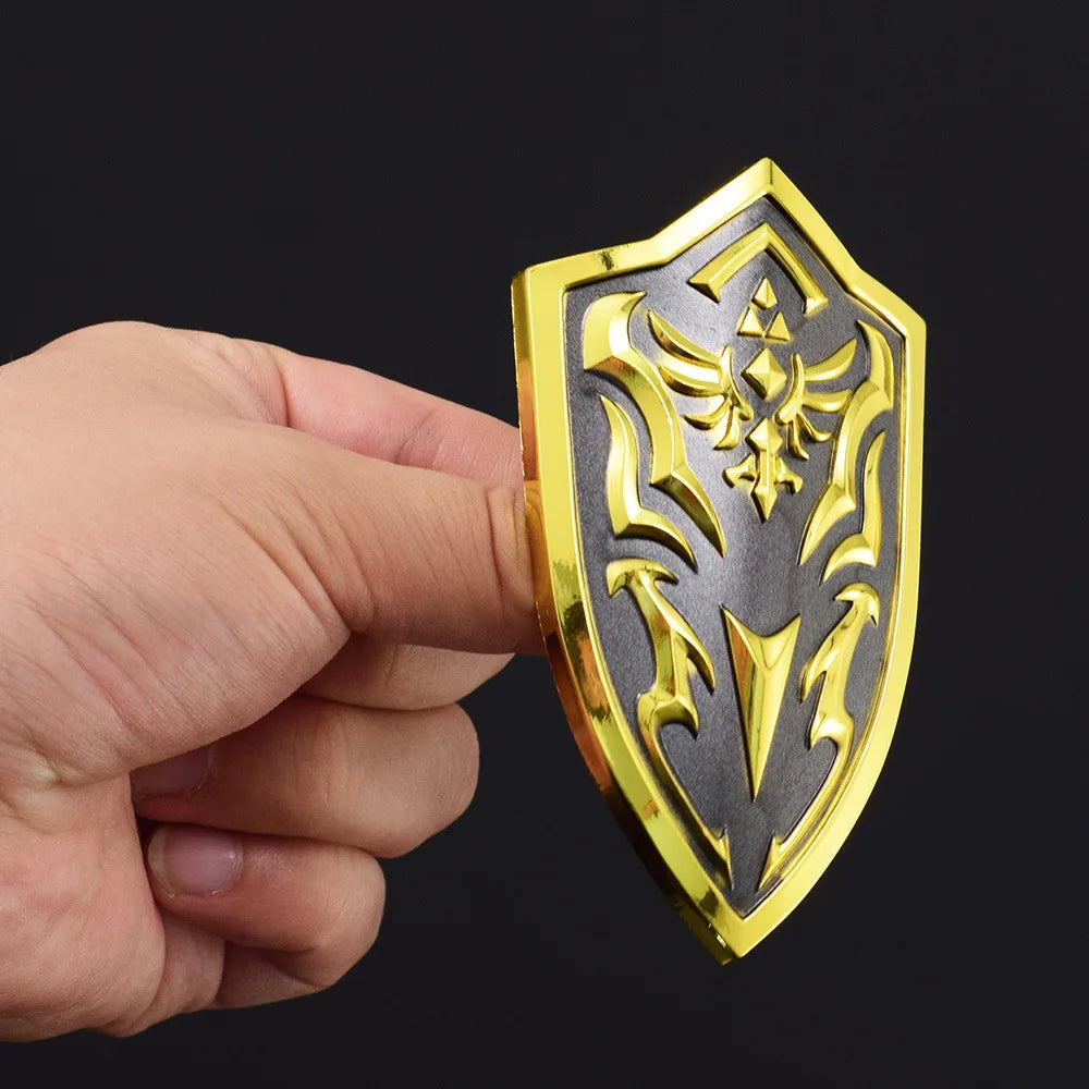 9.5cm/3.74in Zeldaa Kingdom Tears Sky Sword Guard Shield Royal Clan Weapon Model Craft Decorations Ornaments Collections Desktop