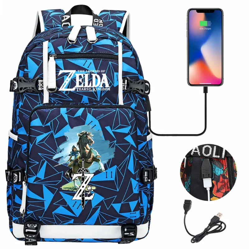 The Legend of Zeldaes Backpack Waterproof Teenagers SchoolBag Large Capacity Travel Bagpack Casual Bookbag Laptop Mochilas Gift