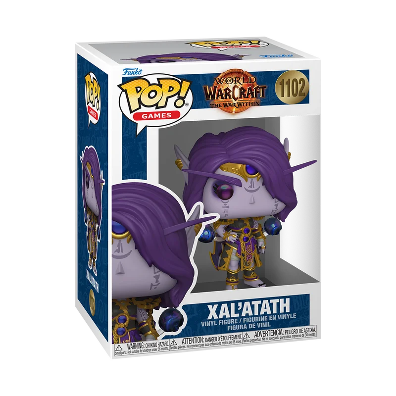World of Warcraft Anduin Jaina Proudmoore Illidan Xal'atath Figure FUNKO POP Collectible Limited Edition Figurine Toy Gift