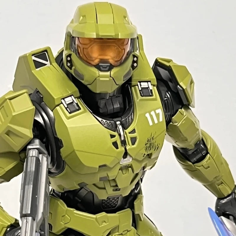 18CM RE:EDIT Reach 1/12 SCALE MASTER CHIEF MJOLNIR MARK V1 Articulated Action Figures Desktop ornament Decor Boy Trend Toys Gift