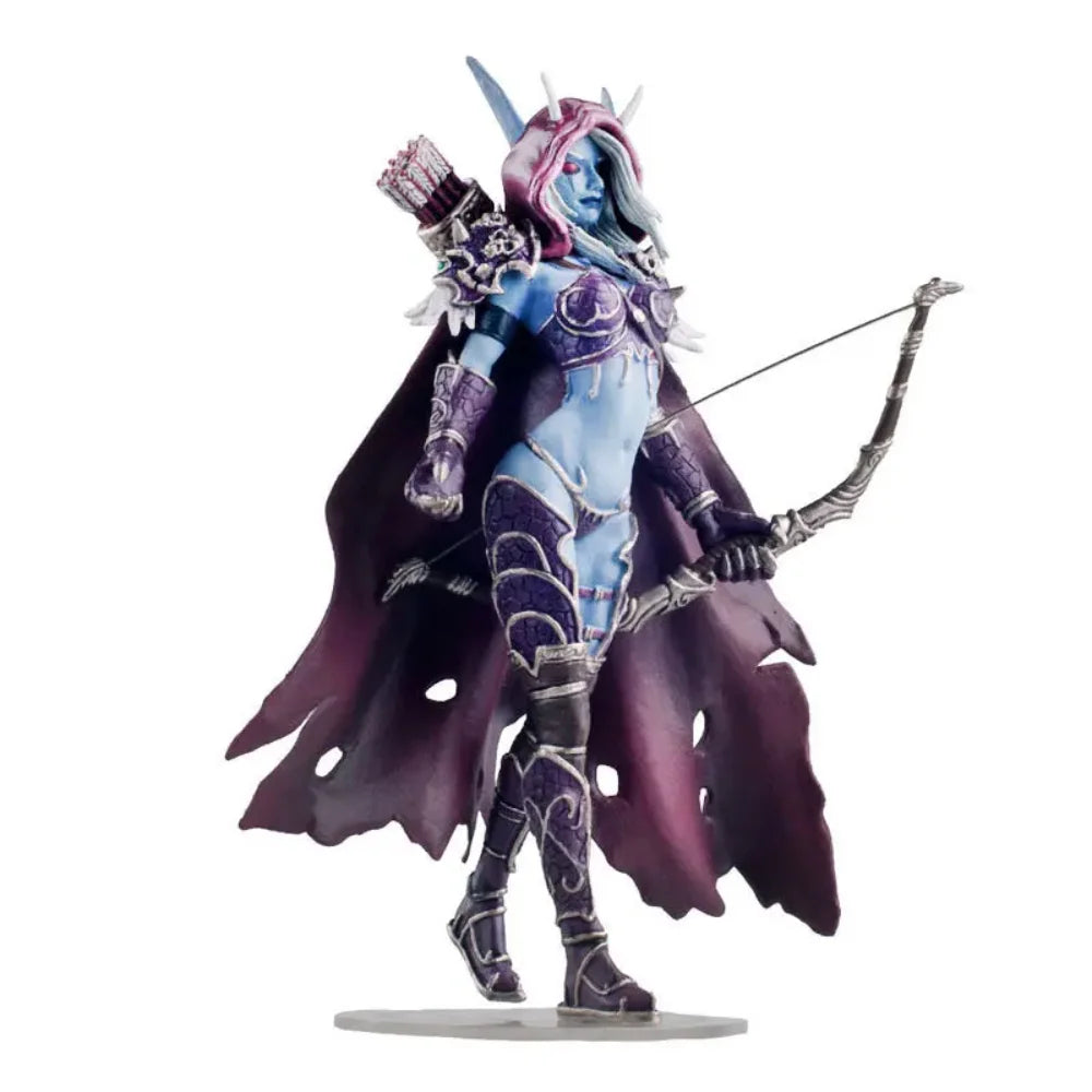 WOW Fall of The Lich King Arthas Sylvanas Windrunner Sylvan Archery Queen World Of Warcraft Dota Menethil Action Figure Toys