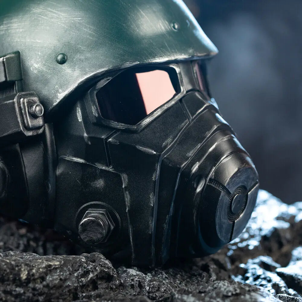 Xcoser Game Fallout 4 NCR Veteran Ranger Armor Helmet Padded Cosplay Mask Resin for Adults Halloween