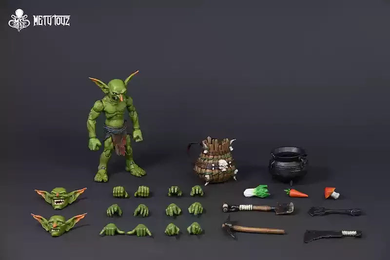 Pre-Sale Metytoyz Goblin Adventure Team Warrior Action Figure Movable Joint Trendy Toy World Of Warcraft Game Merch Collectibles