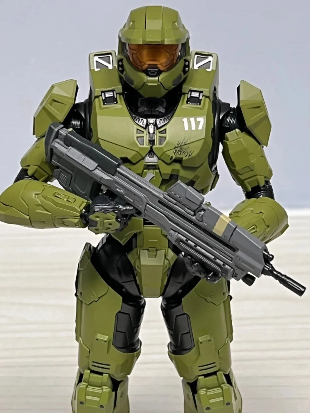 18CM RE:EDIT Reach 1/12 SCALE MASTER CHIEF MJOLNIR MARK V1 Articulated Action Figures Desktop ornament Decor Boy Trend Toys Gift