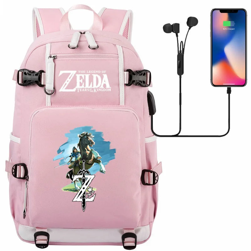 The Legend of Zeldaes Backpack Waterproof Teenagers SchoolBag Large Capacity Travel Bagpack Casual Bookbag Laptop Mochilas Gift