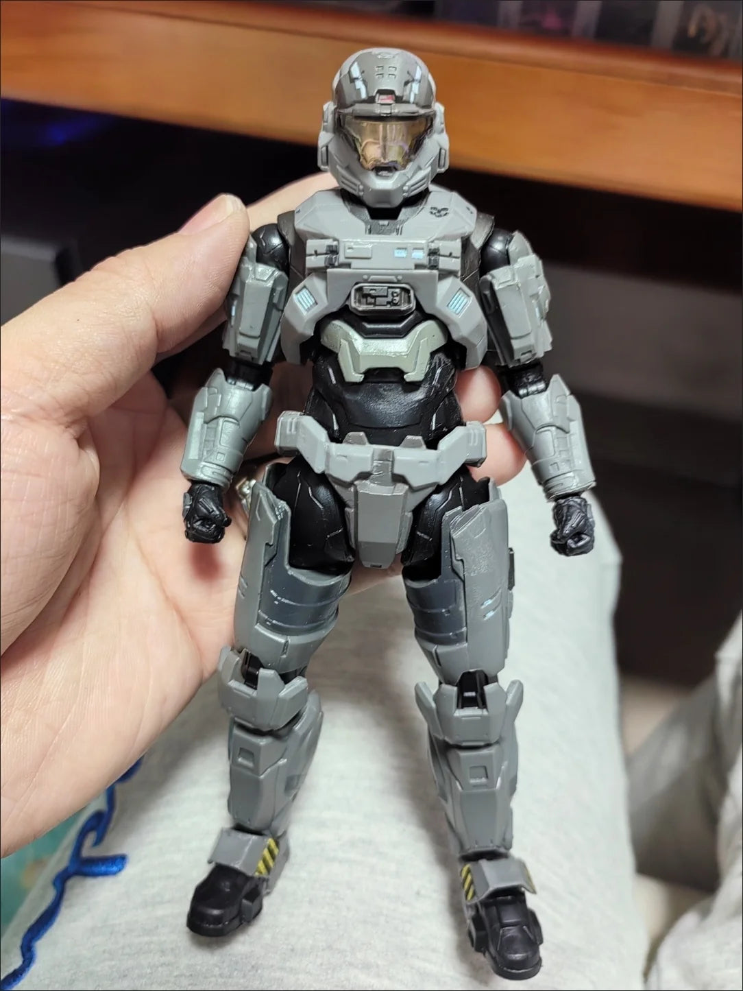 1/12 Noble Six figures Spartan-B312 action anime figure Halo:Reach figurine Room Decoration Christmas Gift for kids toys