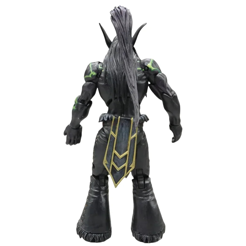 18cm World Of Warcraft Game Peripheral Illidan Stormrage Pvc Game Figure Collection Doll Desktop Ornament Gift To Friend