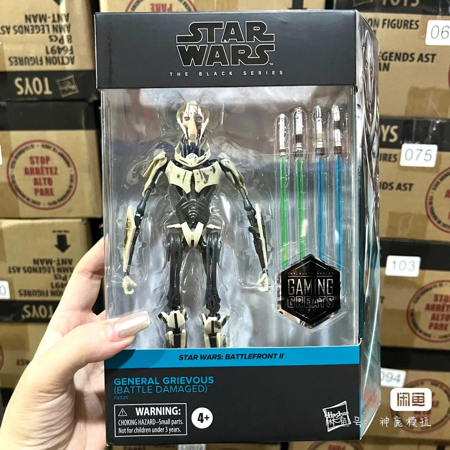 Original The Black Series Star Wars Battlefront Ii General Grievous Battle Damaged 16cm Original Action Figure Model Gift