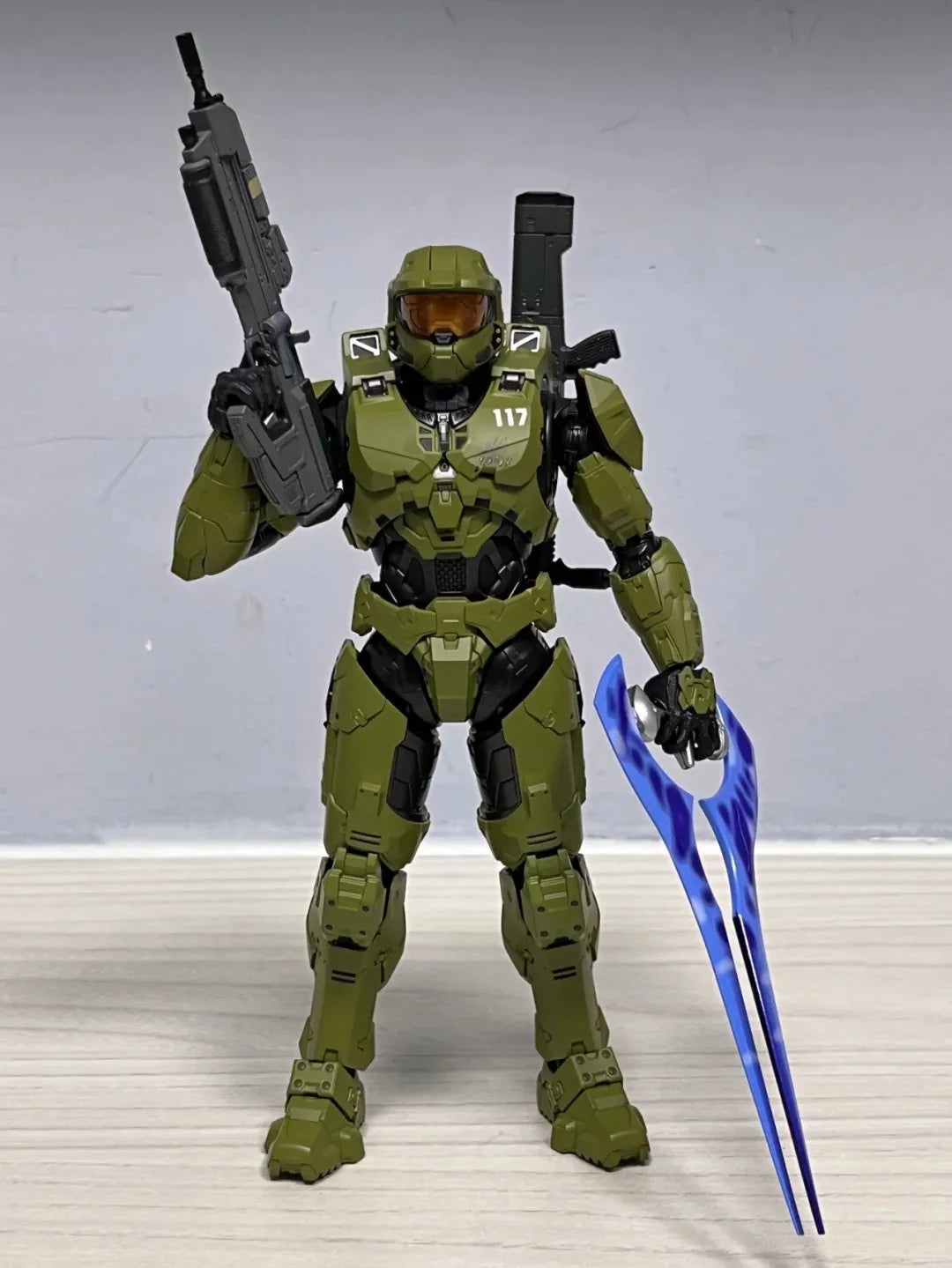 18CM RE:EDIT Reach 1/12 SCALE MASTER CHIEF MJOLNIR MARK V1 Articulated Action Figures Desktop ornament Decor Boy Trend Toys Gift