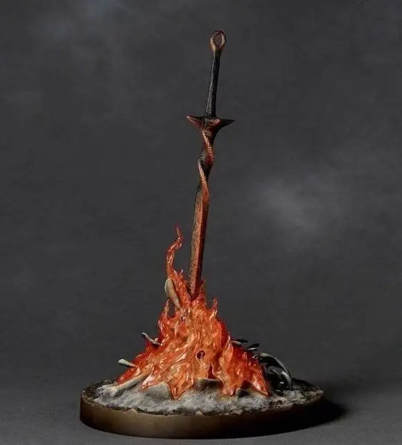 23cm Dark Souls Bonfire Lightsaber Action Figure Game Peripheral Collectible Toy Models Desktop Decorations Birthday Gift