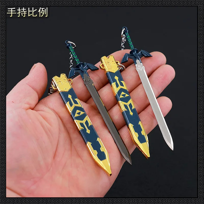 The Legend of Zelda Game Merchandise Master Sword12CMFull Metal Craft Ornament with Sheath