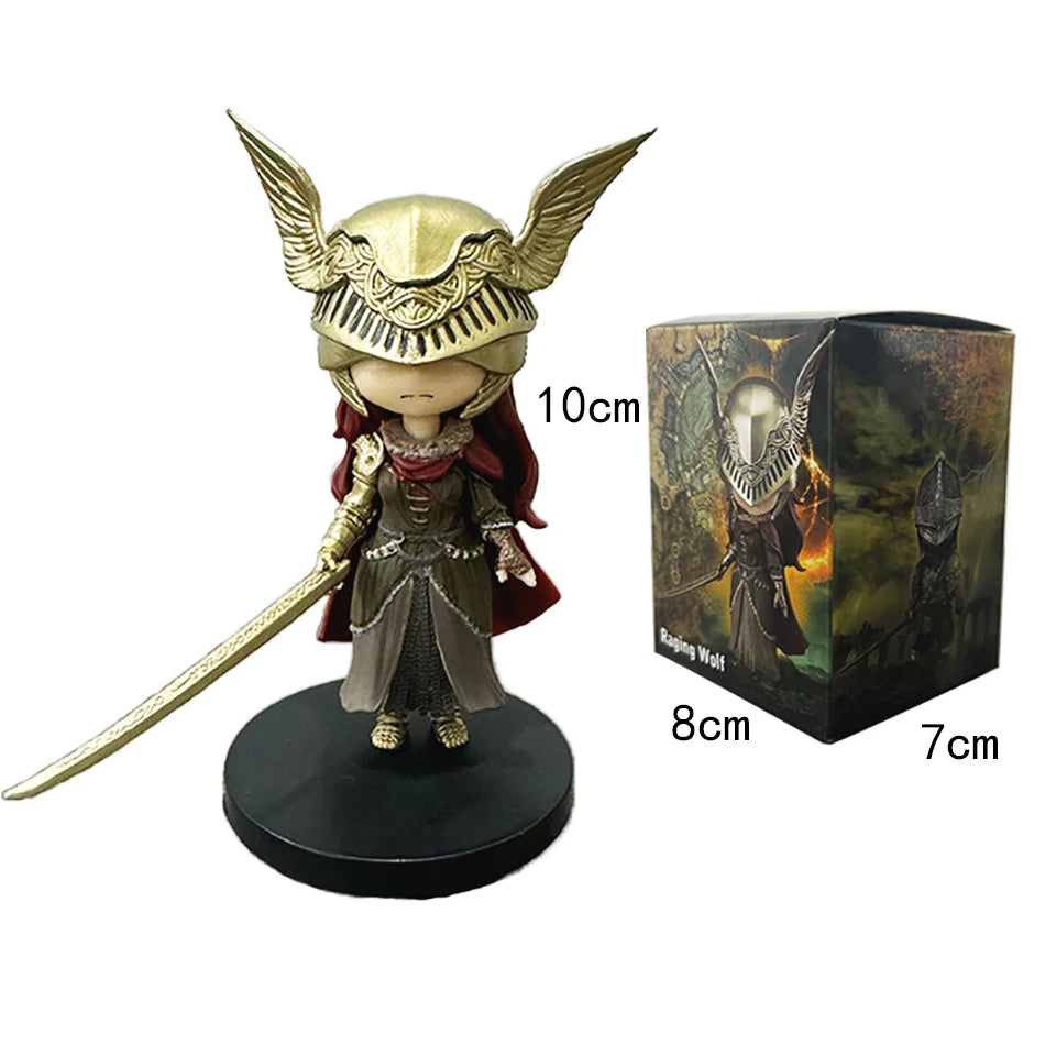 New Elden Ring Gaming Q Version Mini Ranni Cat Melina Malenia The Half-Wolf Action Figure Lani Magic Ornaments PVC Dolls