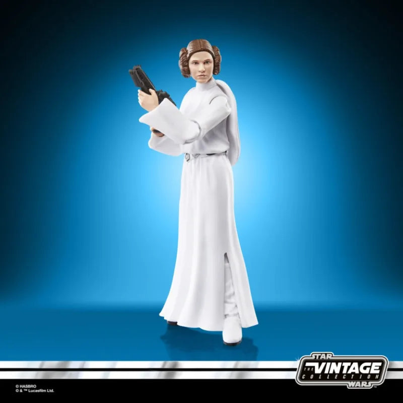 Hasbro Original Star Wars Princess Leia Organa Solo Kenner Action Figure Toys for Boys Girls Gift Collectible Model Ornaments