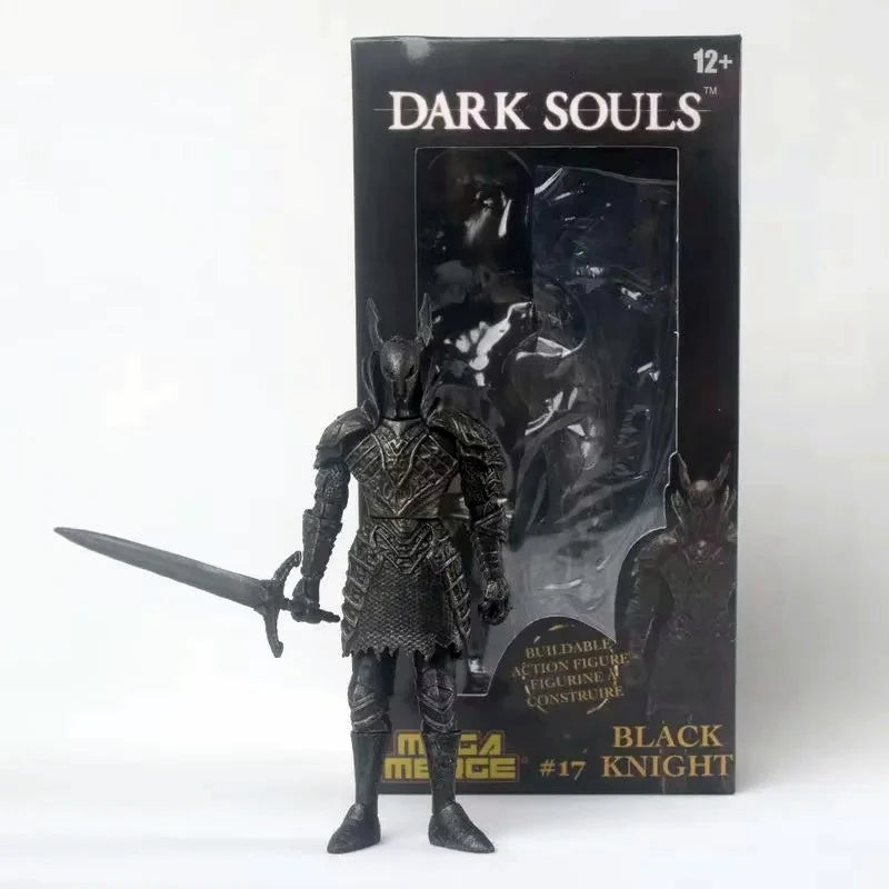 Game Dark Souls Figures Black Knight Artorias Action Figure PVC Movable Collection Solaire of Astora Model Toys for Child's Gift