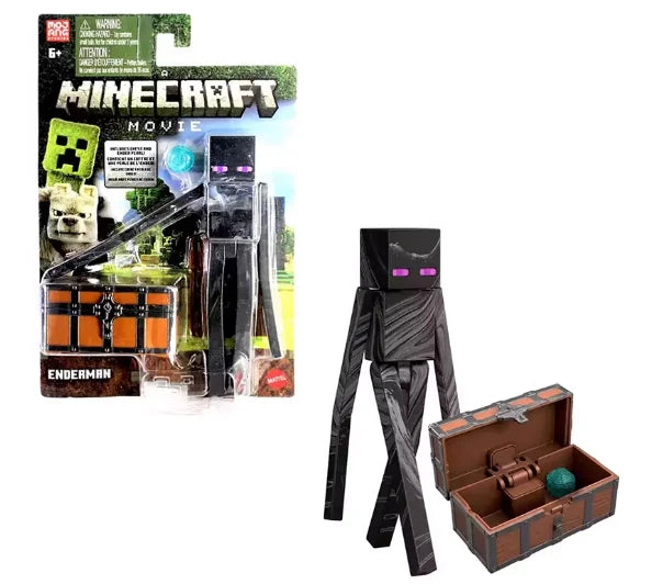 Original Minecraft Game Character Collection Movie Series Same Style Action Figure Model Interactive Toy Boy Birthday Gift
