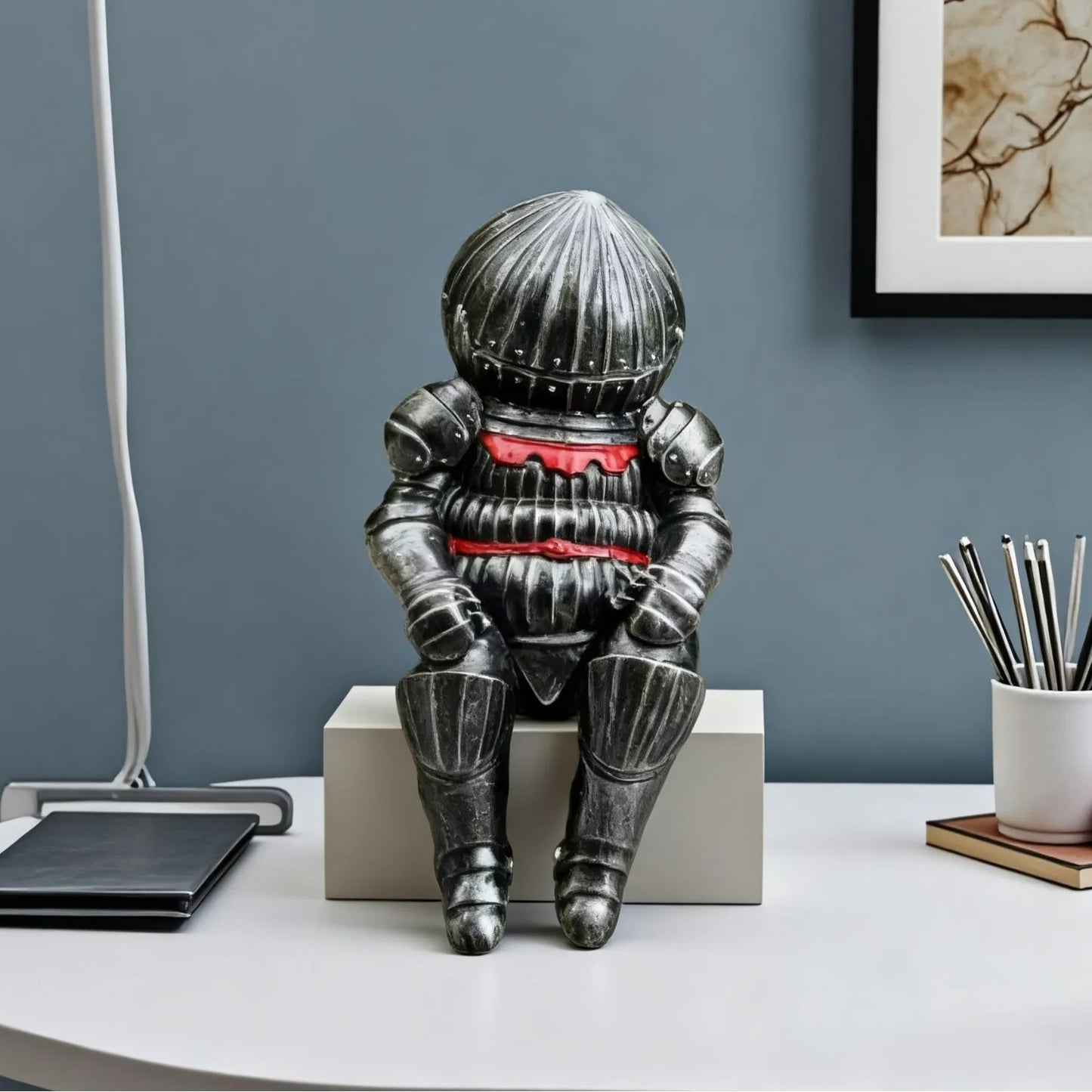 Retro Armor Knight Guardian Resin Figurine Dark Souls: Jack Bardo Collectible Figure