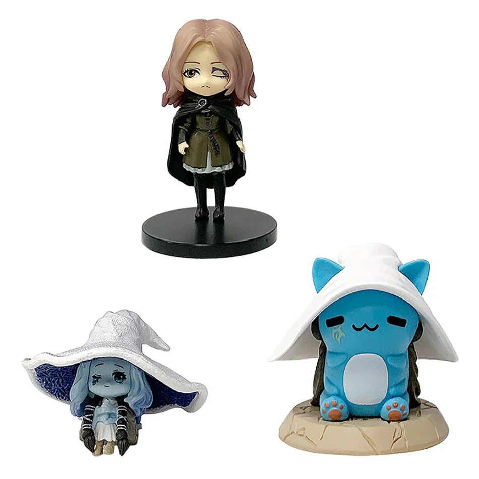 New Elden Ring Gaming Q Version Mini Ranni Cat Melina Malenia The Half-Wolf Action Figure Lani Magic Ornaments PVC Dolls