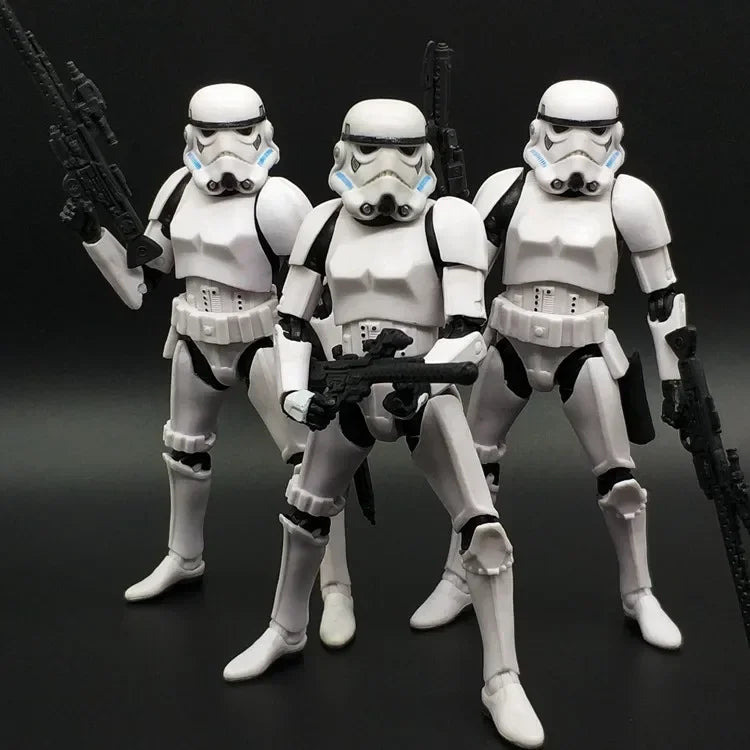 Star Wars Shock Action Figure white Trooper Stormtrooper 6 "Force Awakens Boba Darth Vader Cartoon Model Desktop Ornament Gift