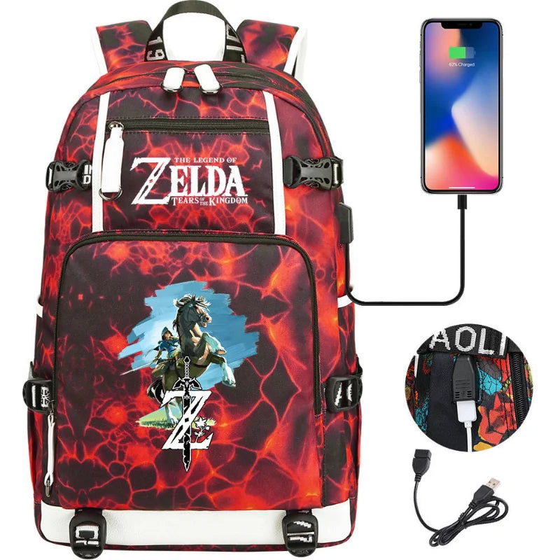 The Legend of Zeldaes Backpack Waterproof Teenagers SchoolBag Large Capacity Travel Bagpack Casual Bookbag Laptop Mochilas Gift