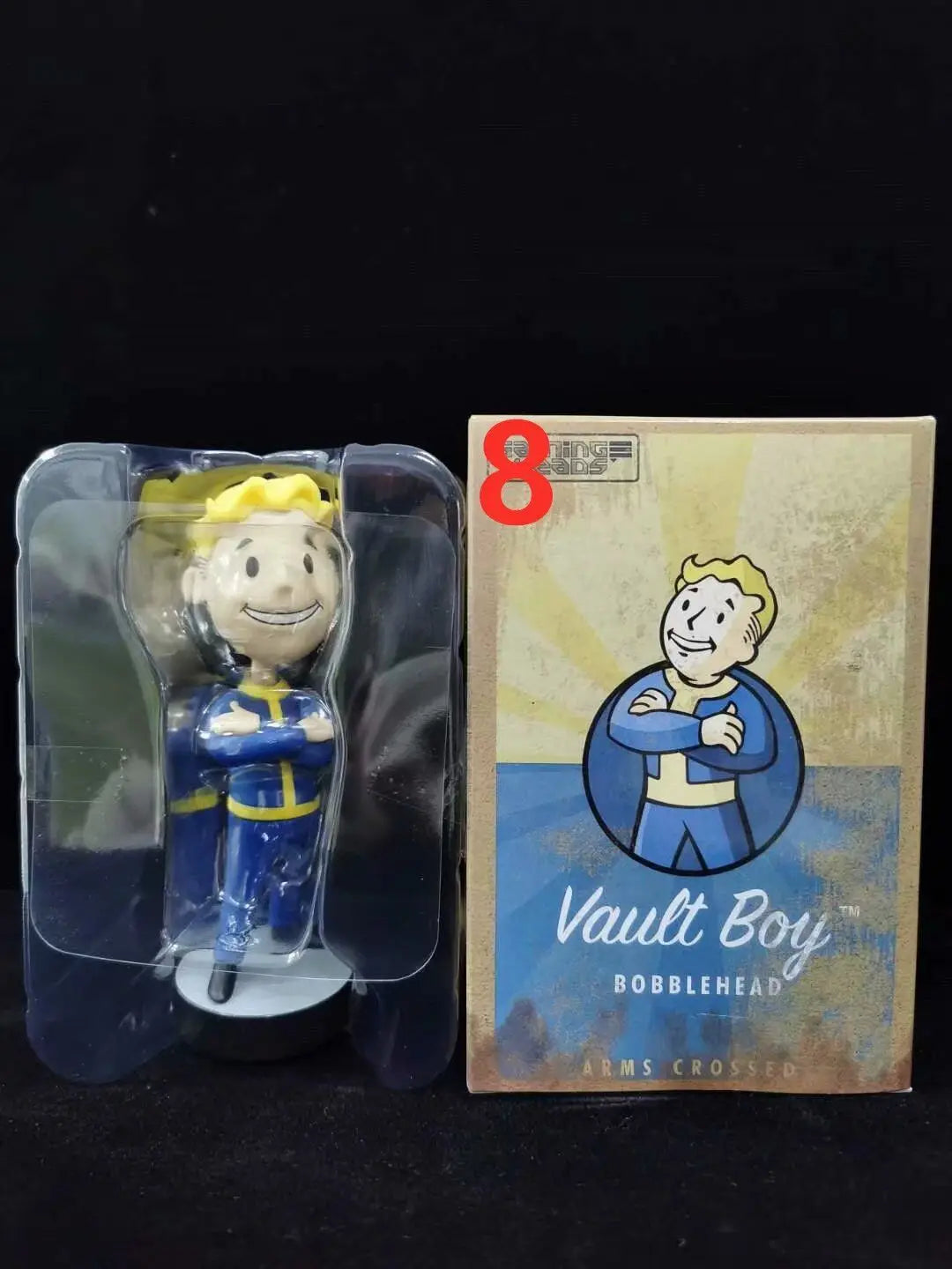 Fallout 4 Vault Boy Generation 7 Dolls Game Action Figure Shaking Cartoon Statue Collectible Toy Ornament Model Kids Toys Gift