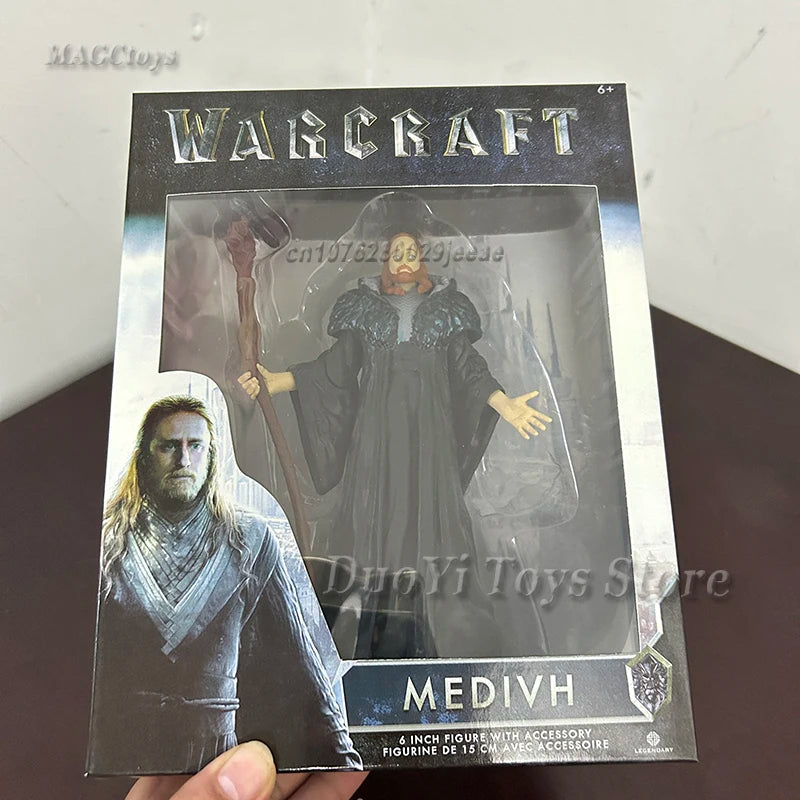 WOW Game World Of Warcraft Anime Figure Durotan Lothar Medivh Action Figures Model Collect Toy Joint Movable Decor Birthday Gift