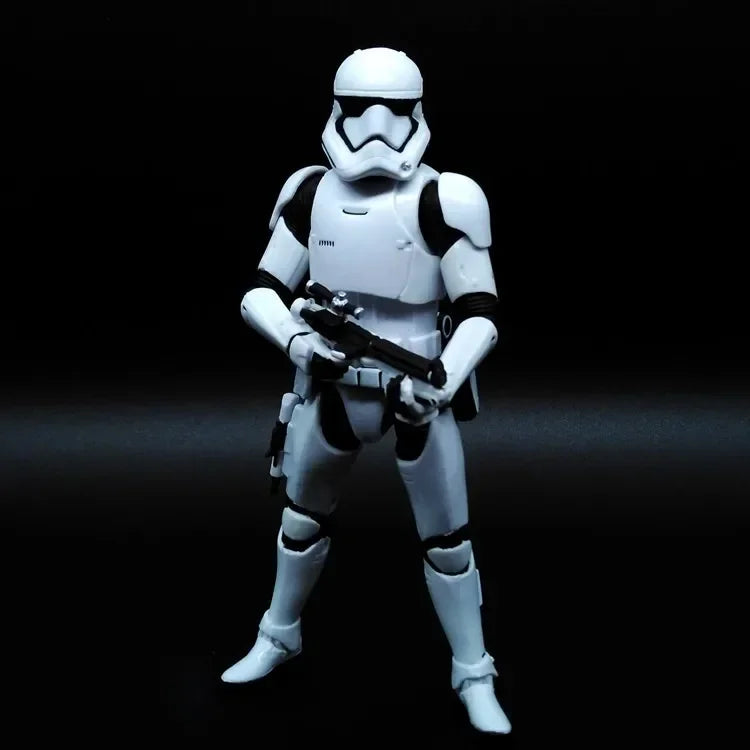 Star Wars Shock Action Figure white Trooper Stormtrooper 6 "Force Awakens Boba Darth Vader Cartoon Model Desktop Ornament Gift