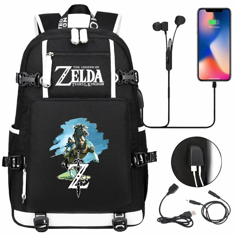 The Legend of Zeldaes Backpack Waterproof Teenagers SchoolBag Large Capacity Travel Bagpack Casual Bookbag Laptop Mochilas Gift