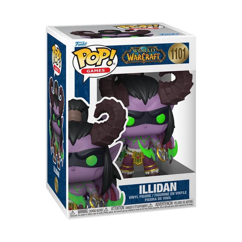 World of Warcraft Anduin Jaina Proudmoore Illidan Xal'atath Figure FUNKO POP Collectible Limited Edition Figurine Toy Gift