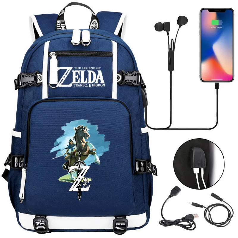 The Legend of Zeldaes Backpack Waterproof Teenagers SchoolBag Large Capacity Travel Bagpack Casual Bookbag Laptop Mochilas Gift