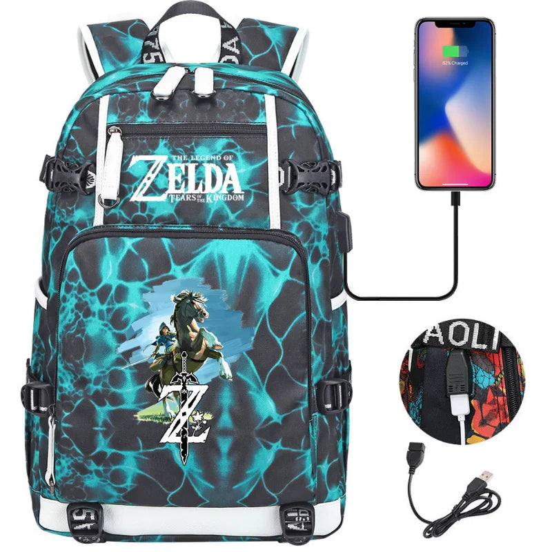 The Legend of Zeldaes Backpack Waterproof Teenagers SchoolBag Large Capacity Travel Bagpack Casual Bookbag Laptop Mochilas Gift