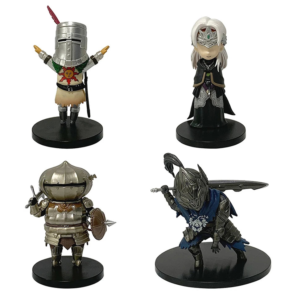 In stock Anime action figure Dark Souls version Q, Solaire Artorias Ornstein Fire Keeper, Anime doll, toy model for child gifts