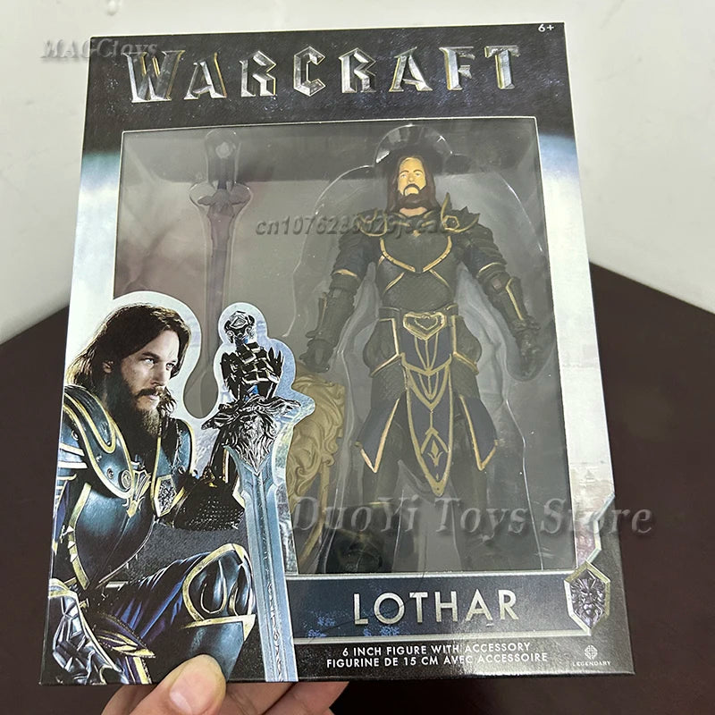 WOW Game World Of Warcraft Anime Figure Durotan Lothar Medivh Action Figures Model Collect Toy Joint Movable Decor Birthday Gift