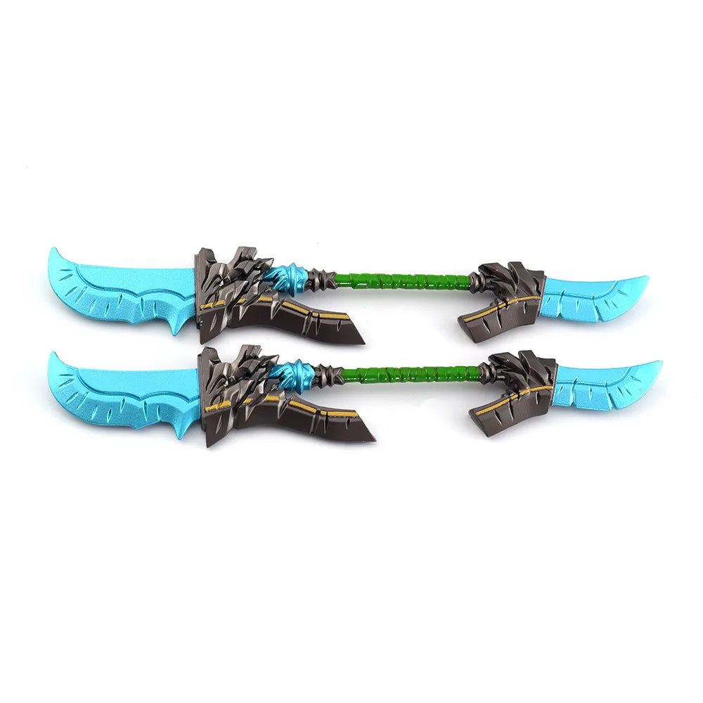22cm/8.66in World of Warcrafts Game Peripheral Weapon Models Swords Halberds Metal Zinc Alloy Crafts Toys Ornament Figurines Boy