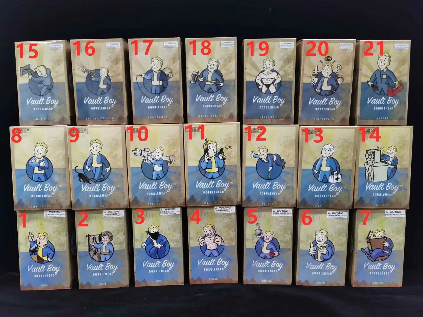Fallout 4 Vault Boy Generation 7 Dolls Game Action Figure Shaking Cartoon Statue Collectible Toy Ornament Model Kids Toys Gift