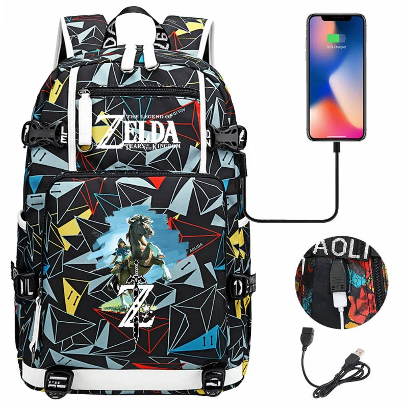 The Legend of Zeldaes Backpack Waterproof Teenagers SchoolBag Large Capacity Travel Bagpack Casual Bookbag Laptop Mochilas Gift