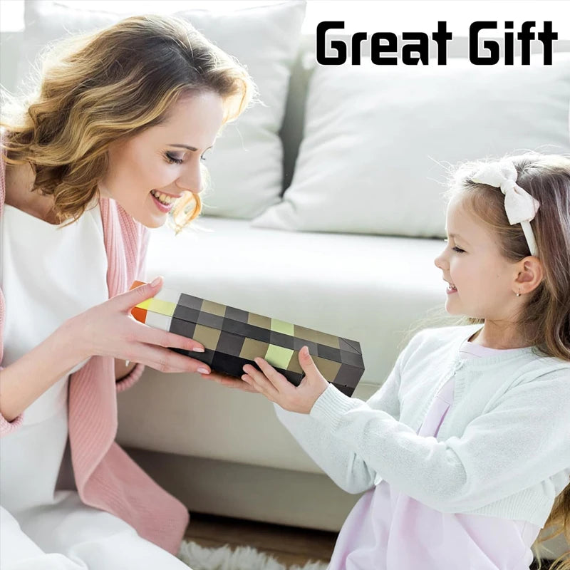 MC Game Medicine Bottle LED Night Light Game Creative Toy Lamp Rechargeable Bedroom Bedside Decoration for Kids Bedside Lamp
