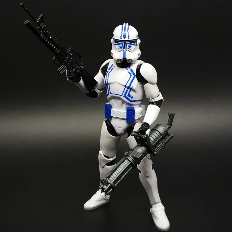 Star Wars Shock Action Figure white Trooper Stormtrooper 6 "Force Awakens Boba Darth Vader Cartoon Model Desktop Ornament Gift