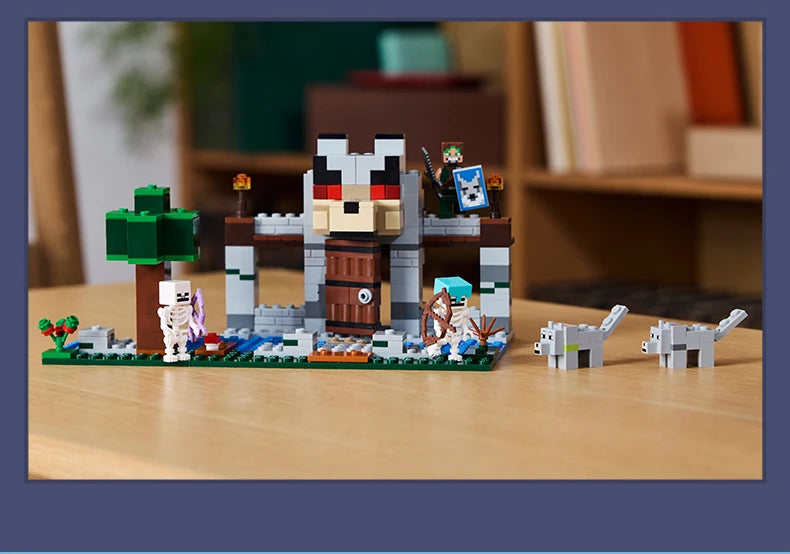 Lego Minecraft 21261 Wolf Forces Educational Toys Building Blocks for Boys and Girls