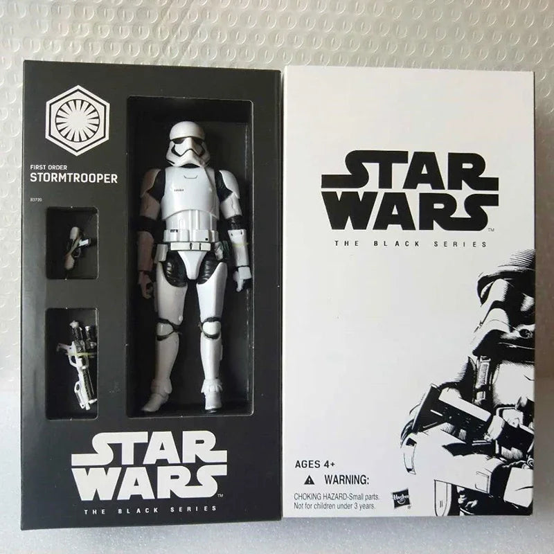 Star Wars Shock Action Figure white Trooper Stormtrooper 6 "Force Awakens Boba Darth Vader Cartoon Model Desktop Ornament Gift