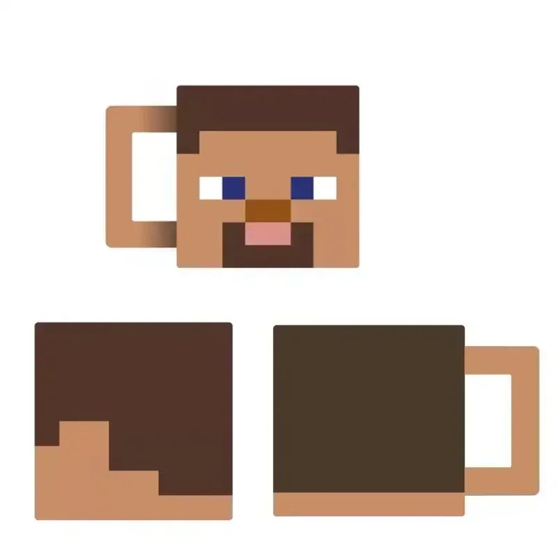Minecrafte Ender Man TNT Creeper Cup Game Peripheral Children's Water Drinking Cups Creative Mug Tea Cups for Gift Kitchen Toys