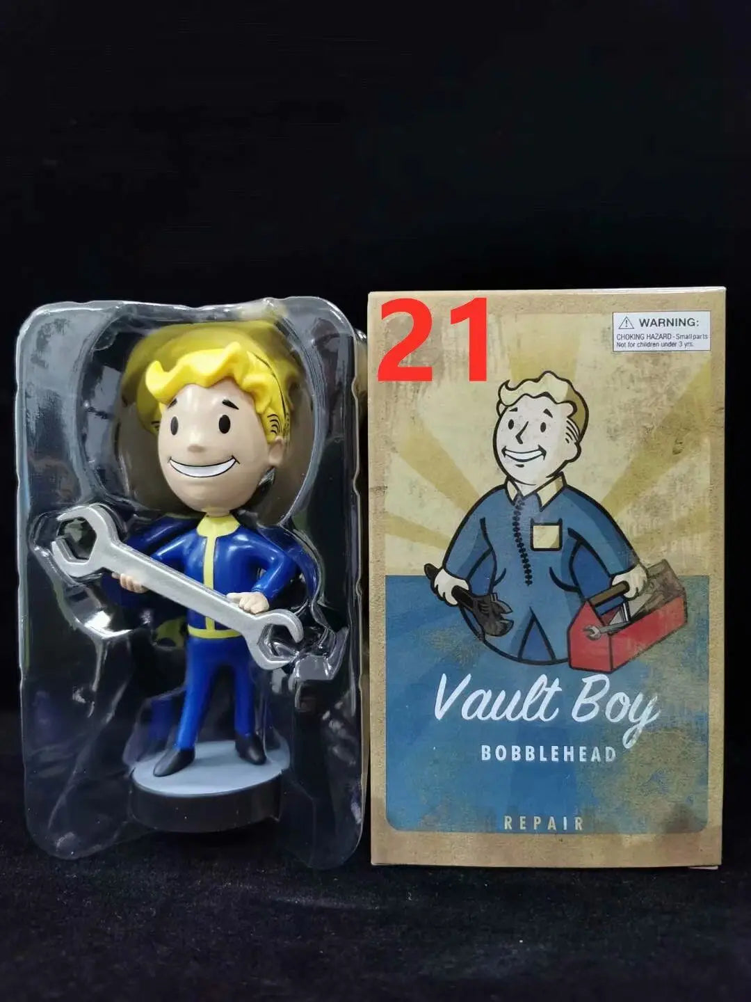 Fallout 4 Vault Boy Generation 7 Dolls Game Action Figure Shaking Cartoon Statue Collectible Toy Ornament Model Kids Toys Gift