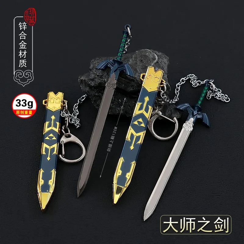 The Legend of Zelda Game Merchandise Master Sword12CMFull Metal Craft Ornament with Sheath