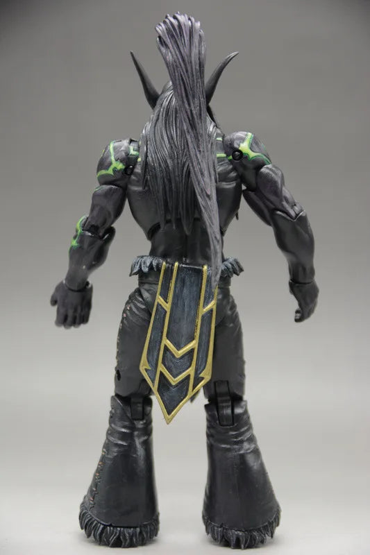 18cm World Of Warcraft Game Peripheral Illidan Stormrage Pvc Game Figure Collection Doll Desktop Ornament Gift To Friend