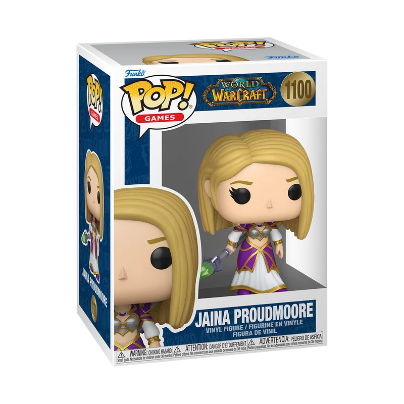 World of Warcraft Anduin Jaina Proudmoore Illidan Xal'atath Figure FUNKO POP Collectible Limited Edition Figurine Toy Gift