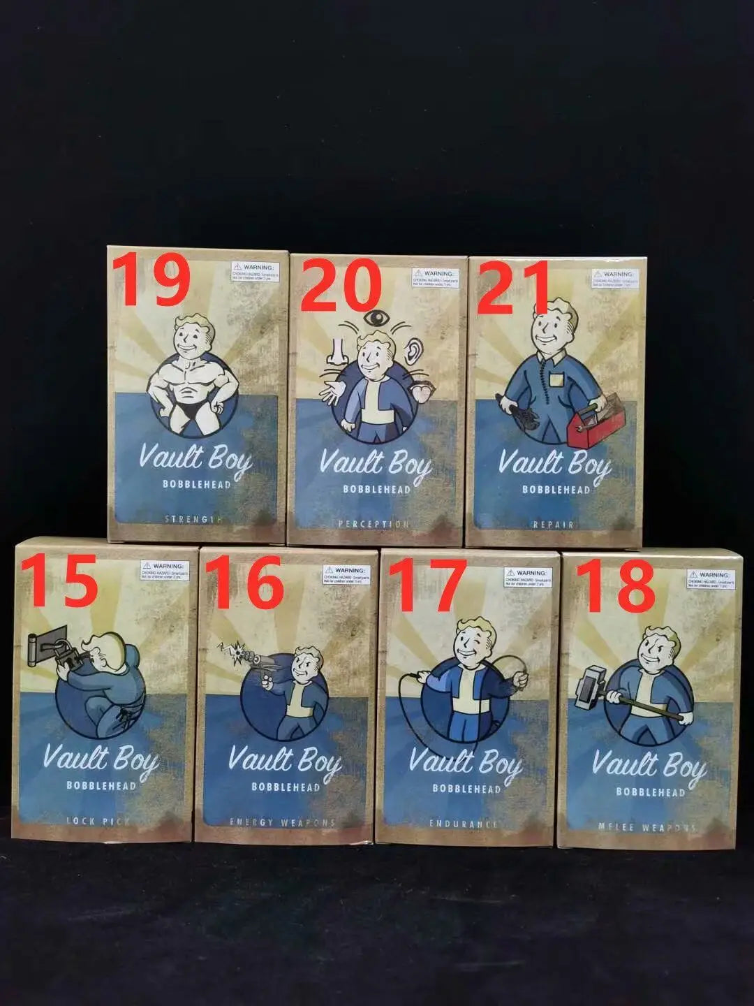 Fallout 4 Vault Boy Generation 7 Dolls Game Action Figure Shaking Cartoon Statue Collectible Toy Ornament Model Kids Toys Gift